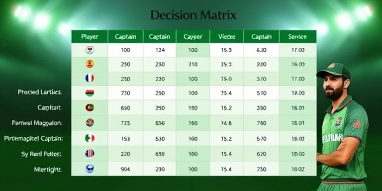 VIPPlay247 VIP captain decision matrix